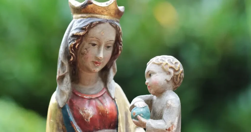 Maria e Jesus criança